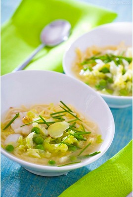 鮮蝦豌豆湯